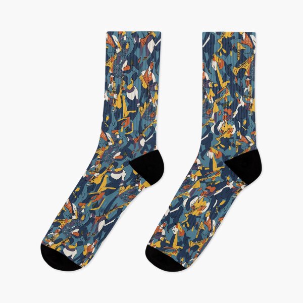 Item preview, Jazzy Abstractions: Elevate Your Style and Home Decor with Our Abstract Jazz Band Collection designed and sold by ThePurpleMelon.
