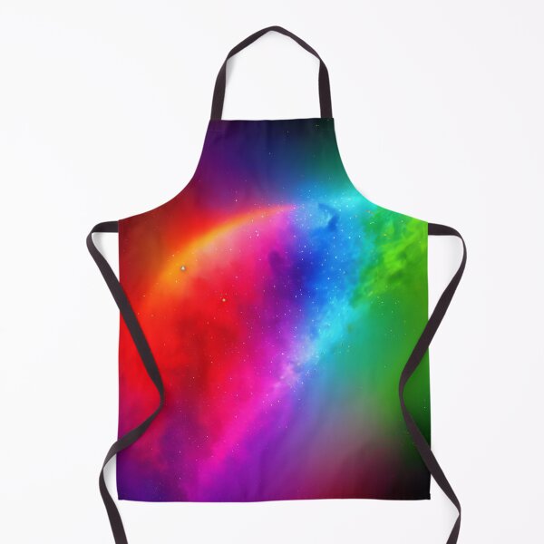 Aperçu de l'œuvre Rainbow Nebula Stars Space Colorful créée et vendue par VersoShopping.