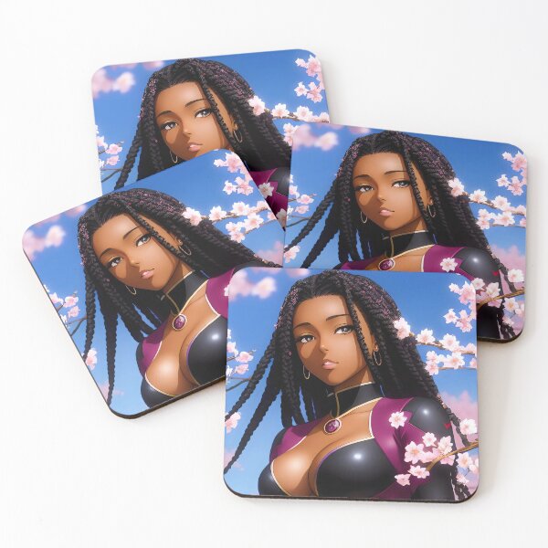 Item preview, Cherry  Blossom Gworl 3 | Black Anime Girl designed and sold by blackanimemecca.