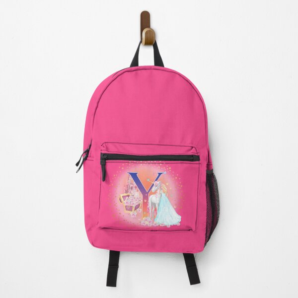 Item preview, Unicorn and Princess with Castle, Letter Y Monogram designed and sold by sweetbelle.