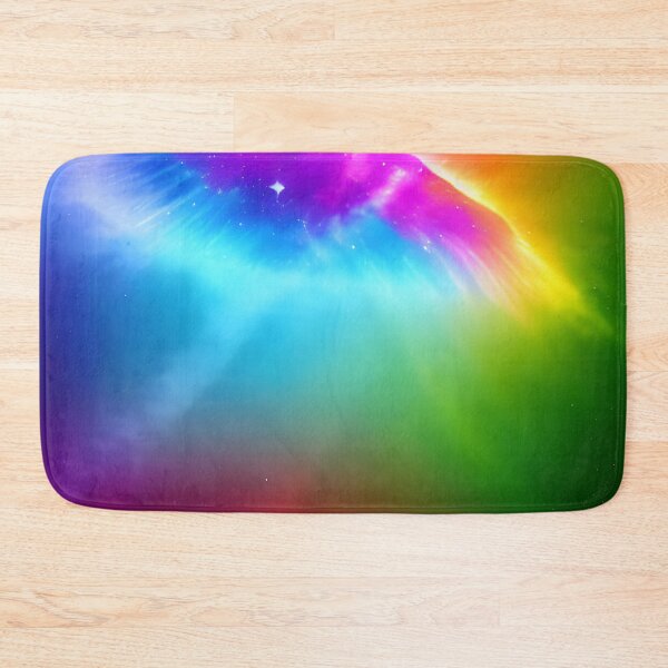 Aperçu de l'œuvre Rainbow Nebula Stars Space Colorful créée et vendue par VersoShopping.