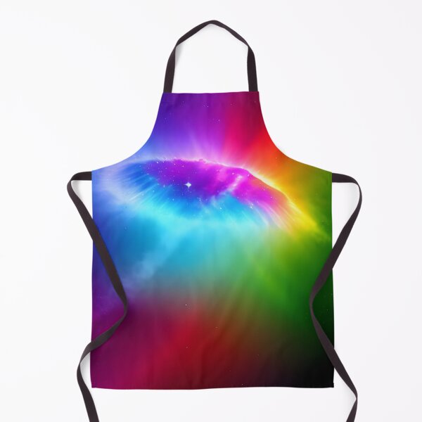Aperçu de l'œuvre Rainbow Nebula Stars Space Colorful créée et vendue par VersoShopping.