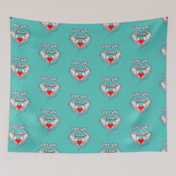 Item preview, Love you Ocean designed and sold by Dido-shop-art ⭐⭐⭐⭐⭐.