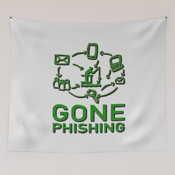 Item preview, GONE PHISHING designed and sold by THE AMERICAN TEEVANGELIST.