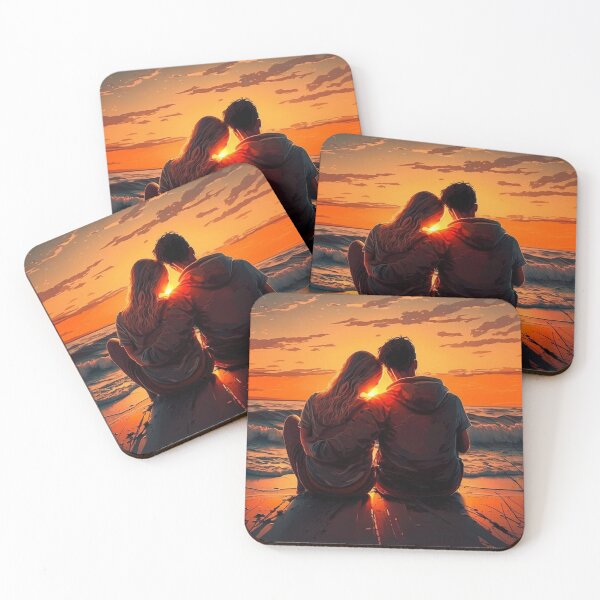 Item preview, Couple Beach Sunset designed and sold by yangs-wear.
