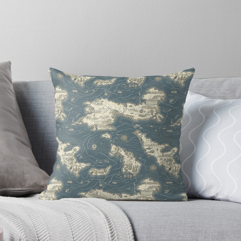 Item preview, Throw Pillow designed and sold by Banded-Canyon.