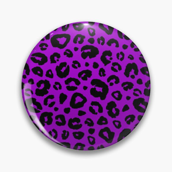 Item preview, Purple And Black Leopard Skin Pattern designed and sold by TheCatmeow2000.
