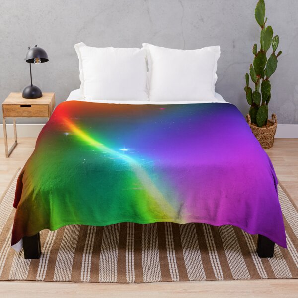Aperçu de l'œuvre Rainbow Nebula Stars Space Colorful créée et vendue par VersoShopping.