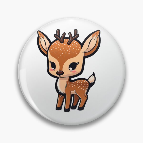 Item preview, Cute Cartoon Deer Drawing designed and sold by DeluxeDelusions.