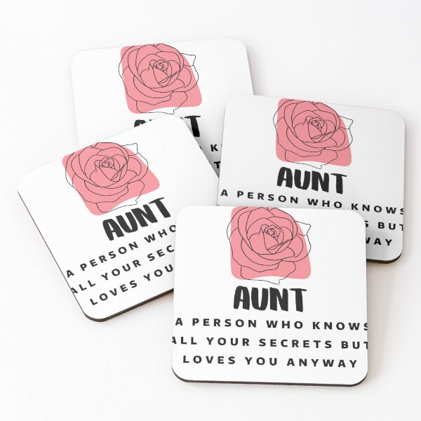 Item preview, aunt a person who knows all your secrets but loves you anyway Sticker designed and sold by r1bbit.