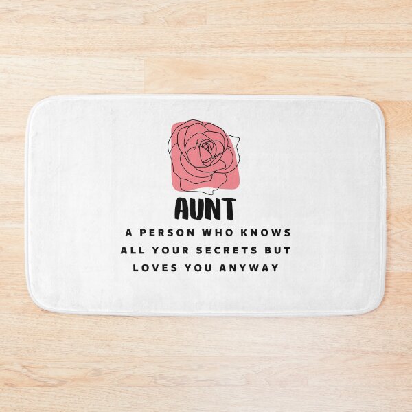 Item preview, aunt a person who knows all your secrets but loves you anyway Sticker designed and sold by r1bbit.