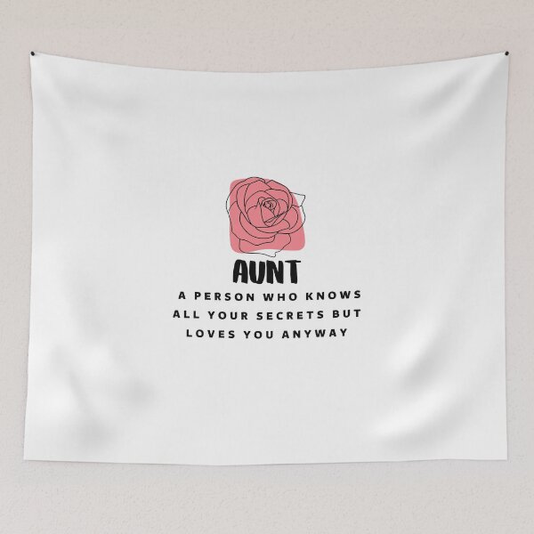 Item preview, aunt a person who knows all your secrets but loves you anyway Sticker designed and sold by r1bbit.