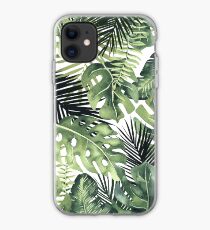 Tropische Blätter iPhone-Hülle & Cover