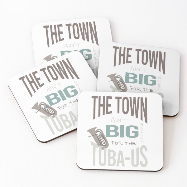 Item preview, Tuba Pun The Town Ain't Big Enough for the Tuba Us designed and sold by whyitsme.