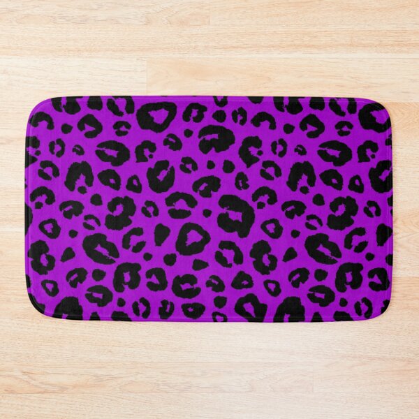 Item preview, Purple And Black Leopard Skin Pattern designed and sold by TheCatmeow2000.