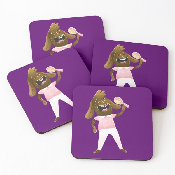 Item preview, A rabbit a signing with a hairbrush designed and sold by jasmineberry.