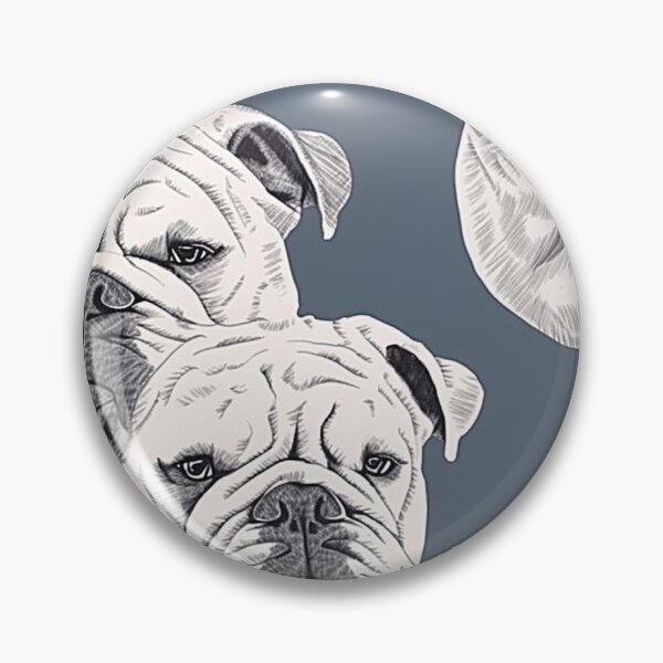Item preview, English Bulldog Pattern designed and sold by Banded-Canyon.