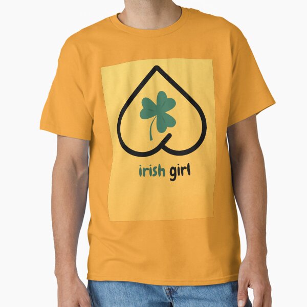 Vista previa del artículo con la obra «camiseta de chica irlandesa», diseñado y vendido por AZZERTY.