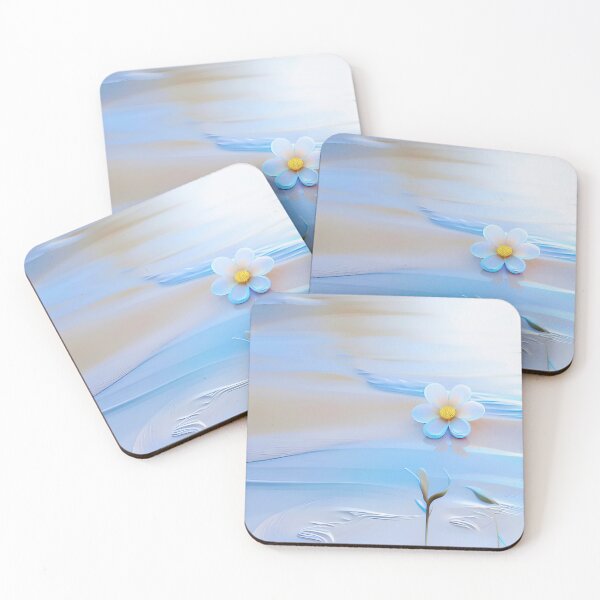Item preview, White Flower In The Sand  designed and sold by Demetria Matthews.