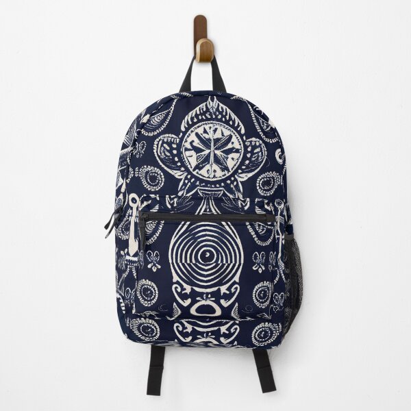 Item preview, Nautical Anchor Pattern in Navy Blue and White designed and sold by Aurora Hues.