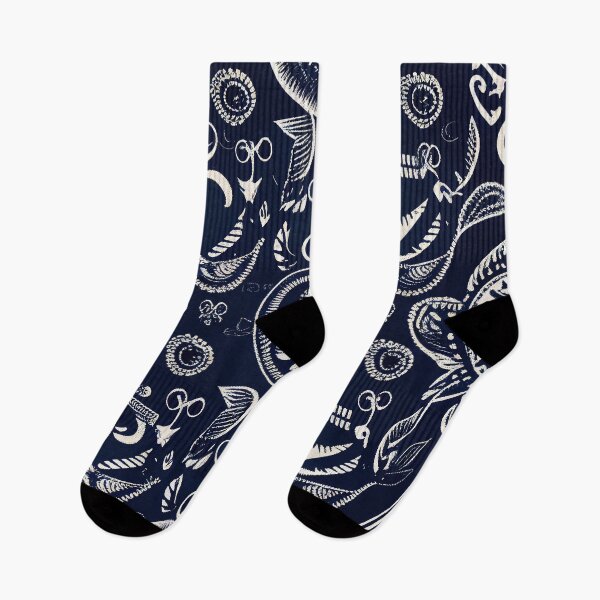 Item preview, Nautical Anchor Pattern in Navy Blue and White designed and sold by Aurora Hues.