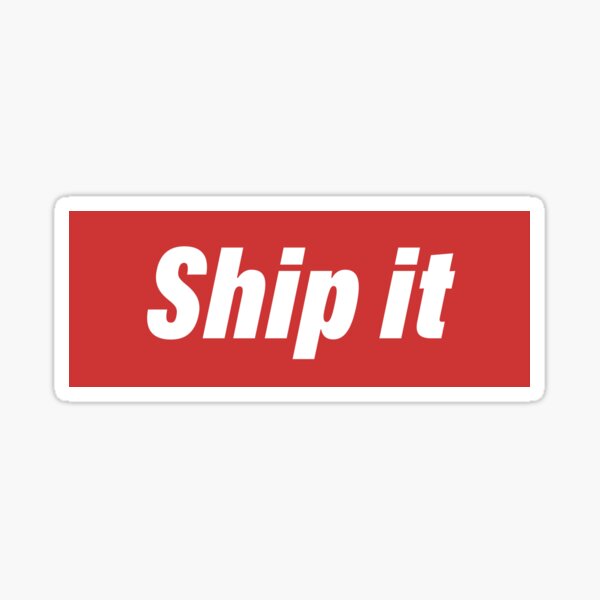 Artikel-Vorschau von Ship-It-Softwareentwicklung, designt und verkauft von Developer Loot.