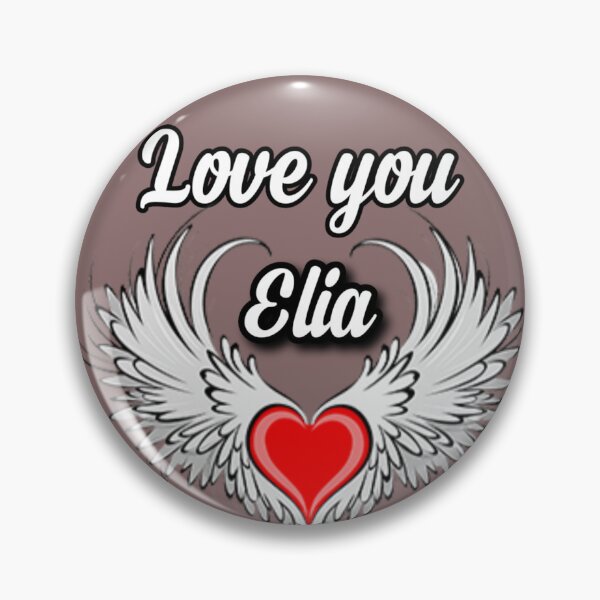Item preview, Love you Elia designed and sold by Dido-shop-art ⭐⭐⭐⭐⭐.