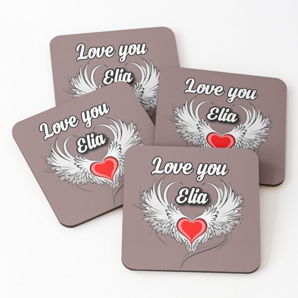 Item preview, Love you Elia designed and sold by Dido-shop-art ⭐⭐⭐⭐⭐.