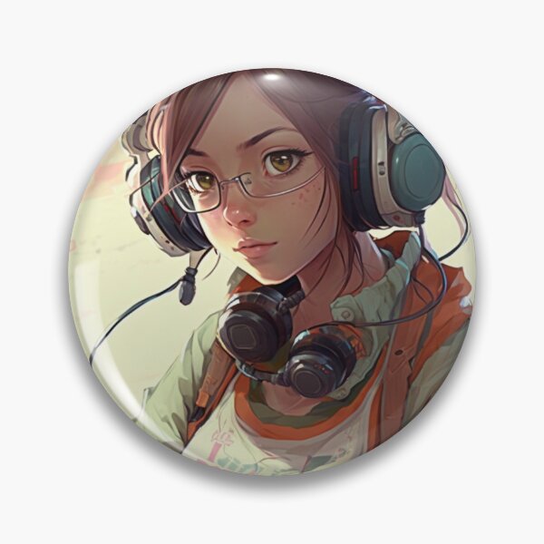 Item preview, girl playing video games designed and sold by BluePlanetStore.