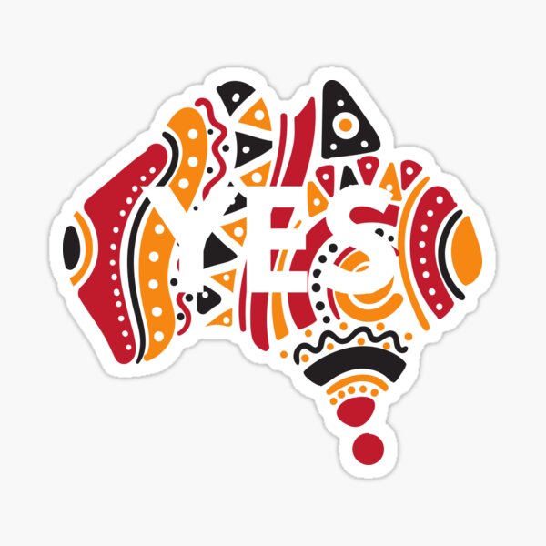 Yes to the Voice to Parliament Sticker