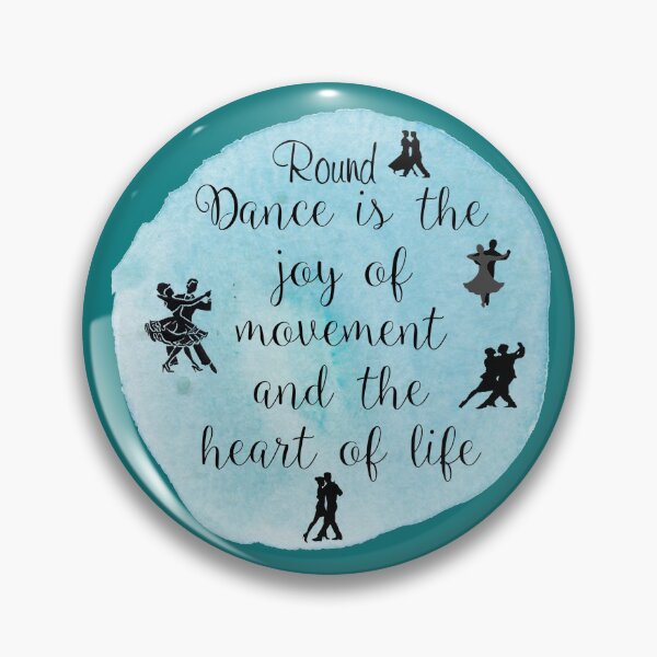 Item preview, Round Dance Blue designed and sold by Square Dancing Gifts & Merchandise.