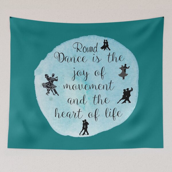 Item preview, Round Dance Blue designed and sold by Square Dancing Gifts & Merchandise.