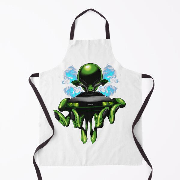 Item preview, Green alien holding a car designed and sold by suppddns.