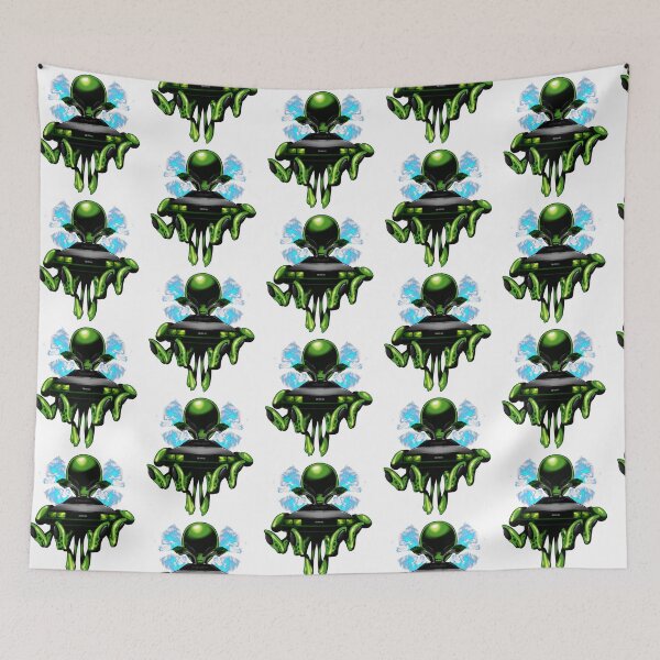 Item preview, Green alien holding a car designed and sold by suppddns.