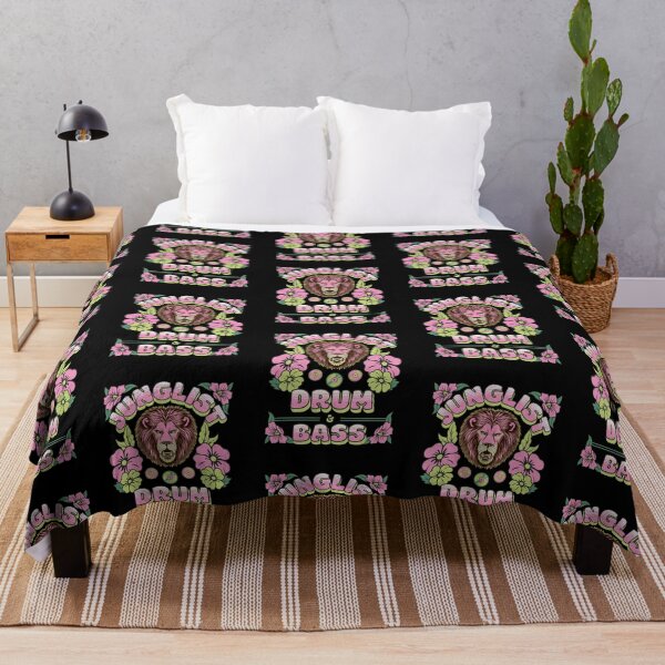 Item preview, JUNGLIST - Tropical Drum and Bass Pink Lion designed and sold by Discothreadz.