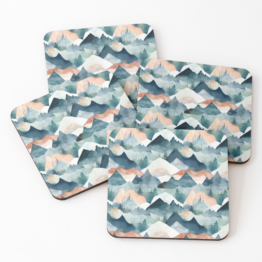 Item preview, Coasters (Set of 4) designed and sold by PixelPatchwork.