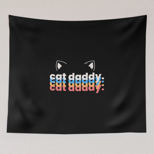 Item preview, Cat Daddy Vintage Eighties Style Cat Retro Distressed hats designed and sold by r1bbit.