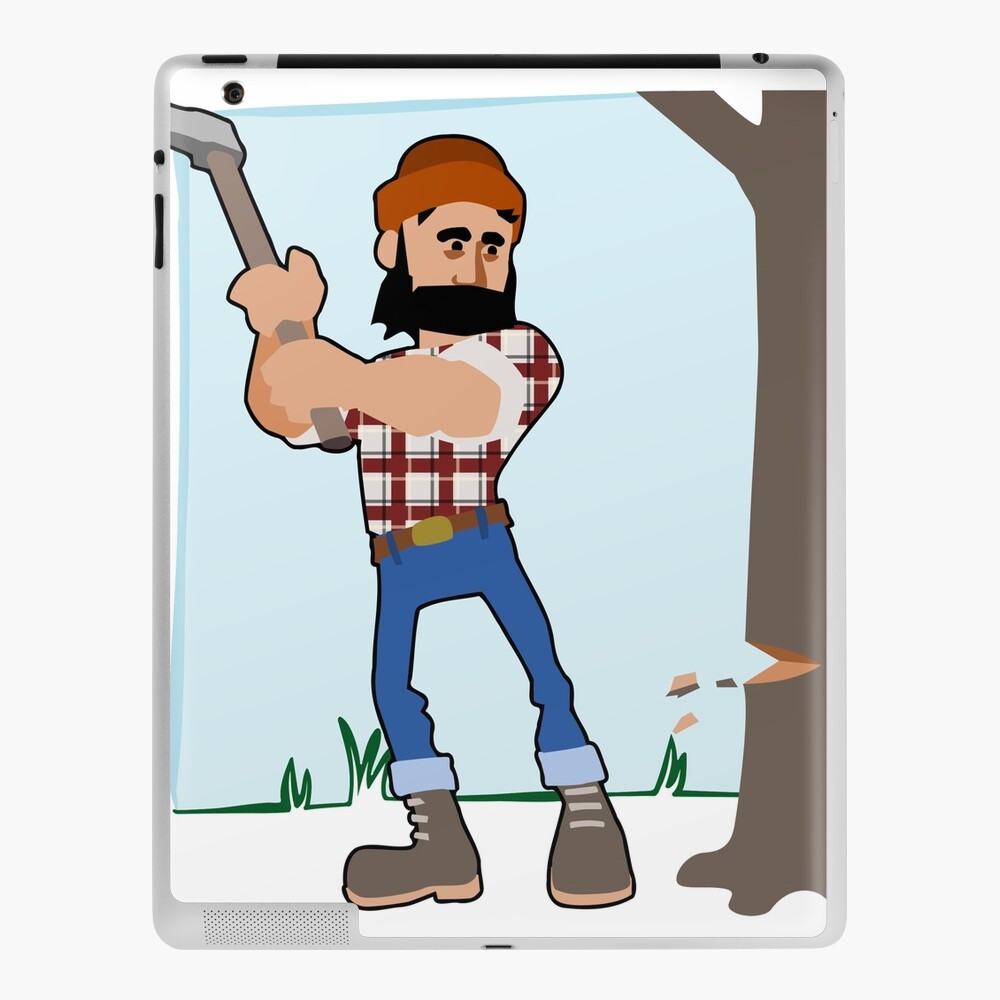 Lumberjack Ipad Case Skin By Claudiocmb Redbubble - lumberjack simulator codes roblox