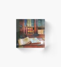 Teacher - Geography Book Acrylic Block