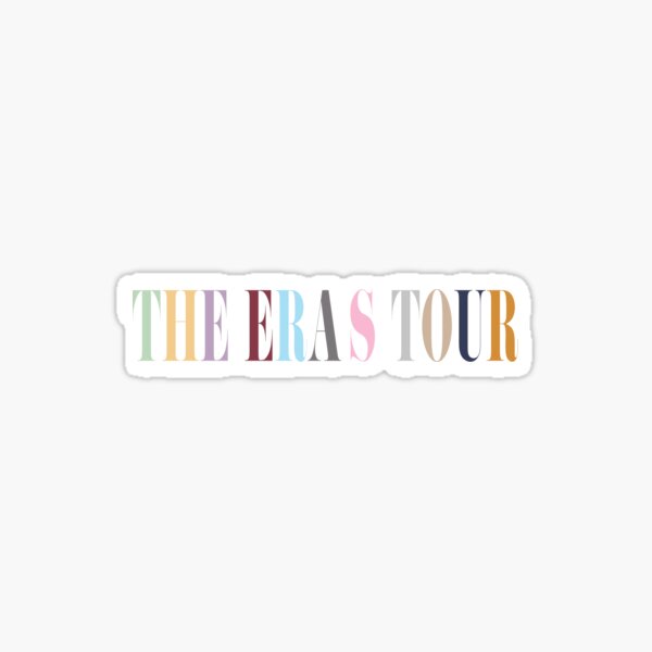 "The Eras Tour Logo" Sticker for Sale by wingdingsforall Redbubble