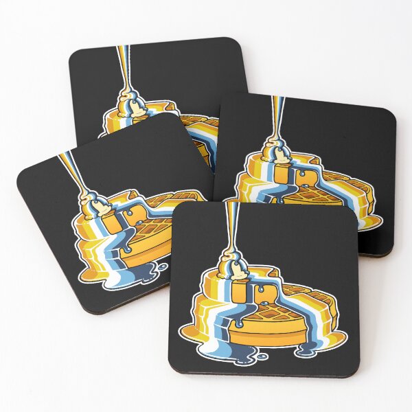 Item preview, Aroace Pride Waffles LGBT designed and sold by flannmoriath.