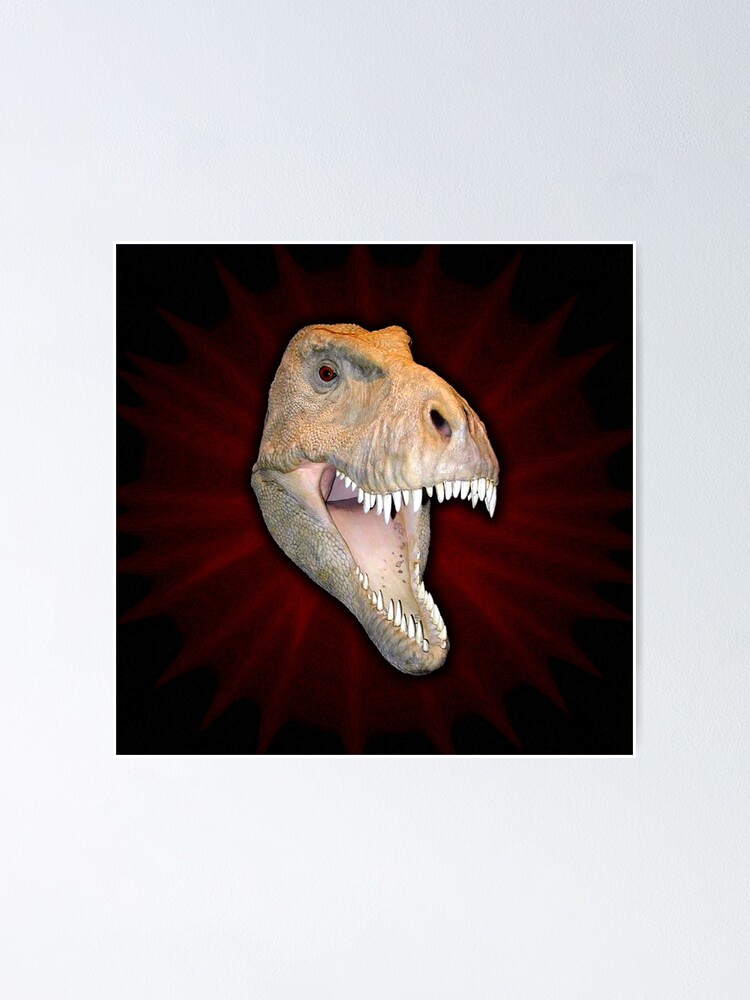 Thumbnail 1 of 3, Poster, Realistic Dinosaur designed and sold by TJDraws.
