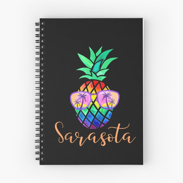 Item preview, Sarasota Florida Tropical Funny Pineapple Summer Sunglasses T Shirt designed and sold by Beroti-Vanda.