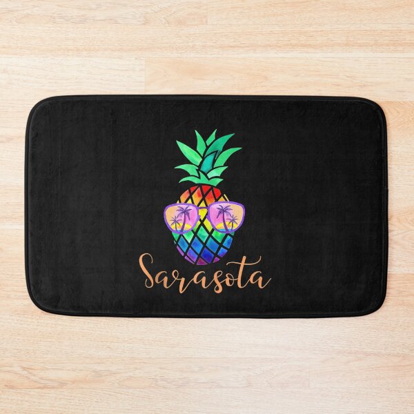 Item preview, Sarasota Florida Tropical Funny Pineapple Summer Sunglasses T Shirt designed and sold by Beroti-Vanda.