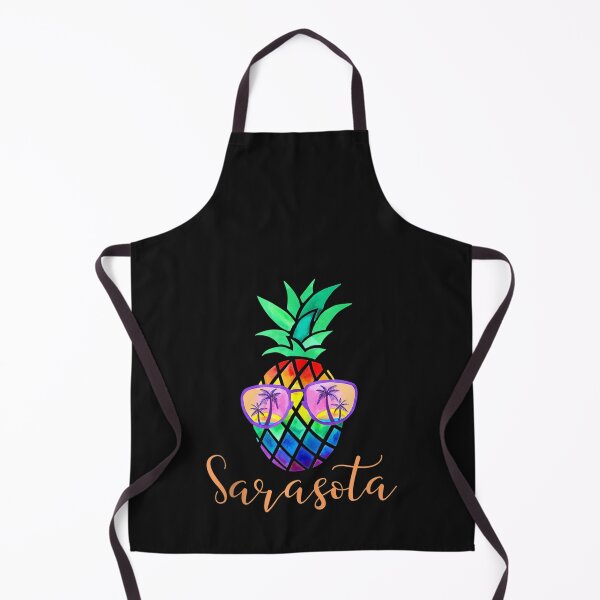 Item preview, Sarasota Florida Tropical Funny Pineapple Summer Sunglasses T Shirt designed and sold by Beroti-Vanda.