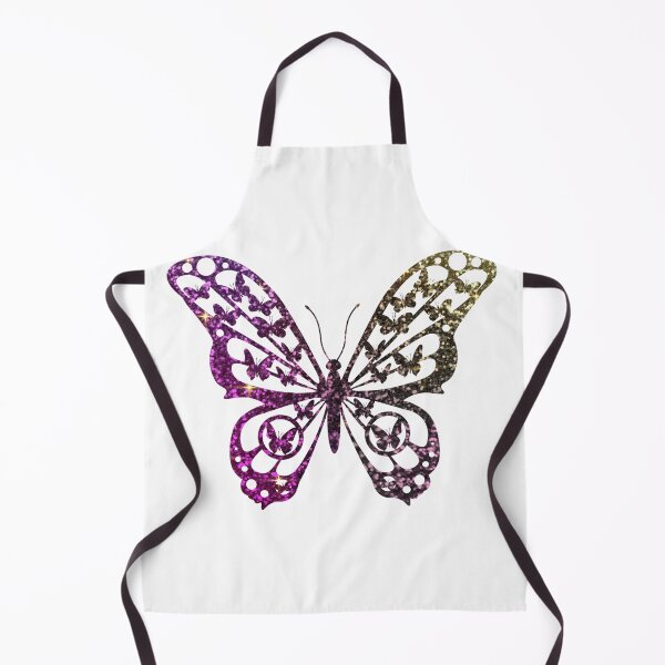 Item preview, Glitter floral pattern butterfly designed and sold by Souushop.