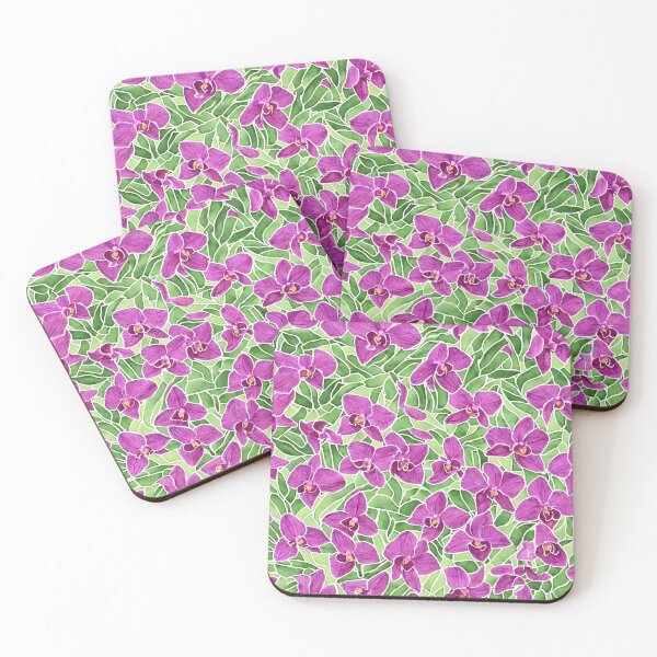 Item preview, Orchid Pattern designed and sold by CraftyDownloads.
