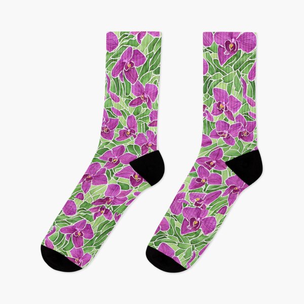 Item preview, Orchid Pattern designed and sold by CraftyDownloads.