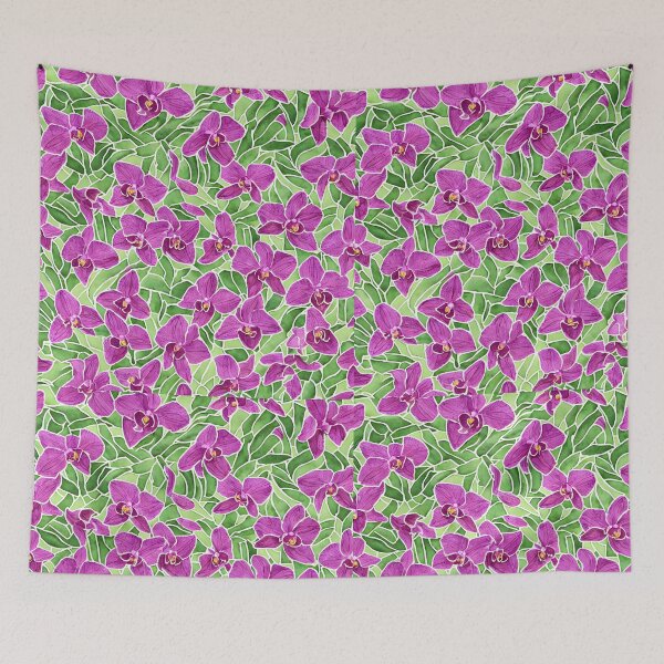 Item preview, Orchid Pattern designed and sold by CraftyDownloads.