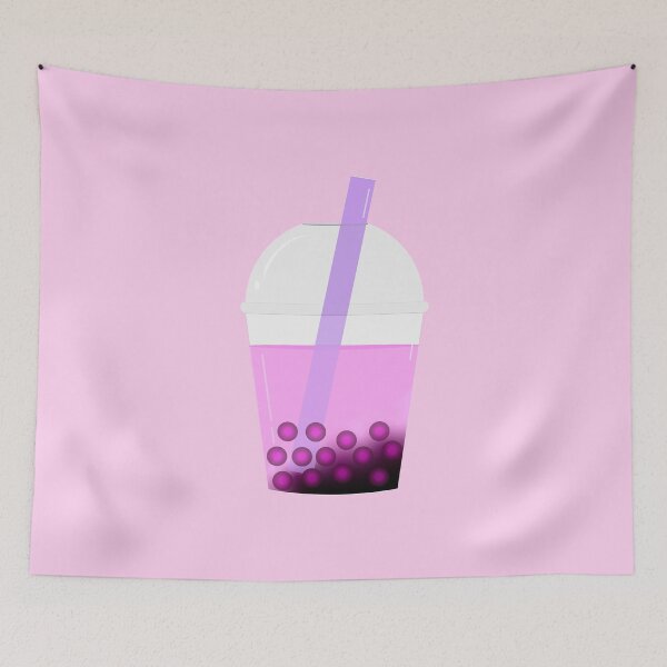 Item preview, Raspberry Boba designed and sold by Kawaii-Crafts.